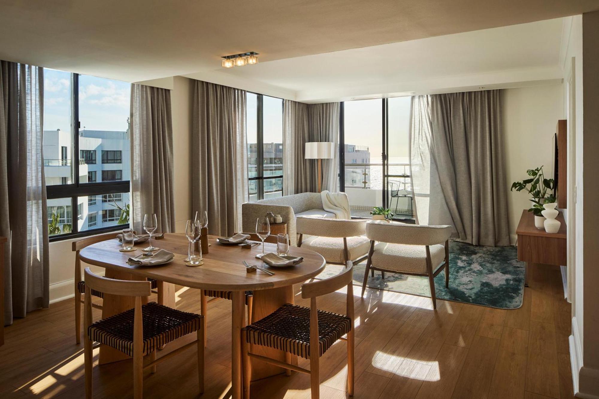 Präsidentenferienwohnung mit 2 Schlafzimmern und Meerblick